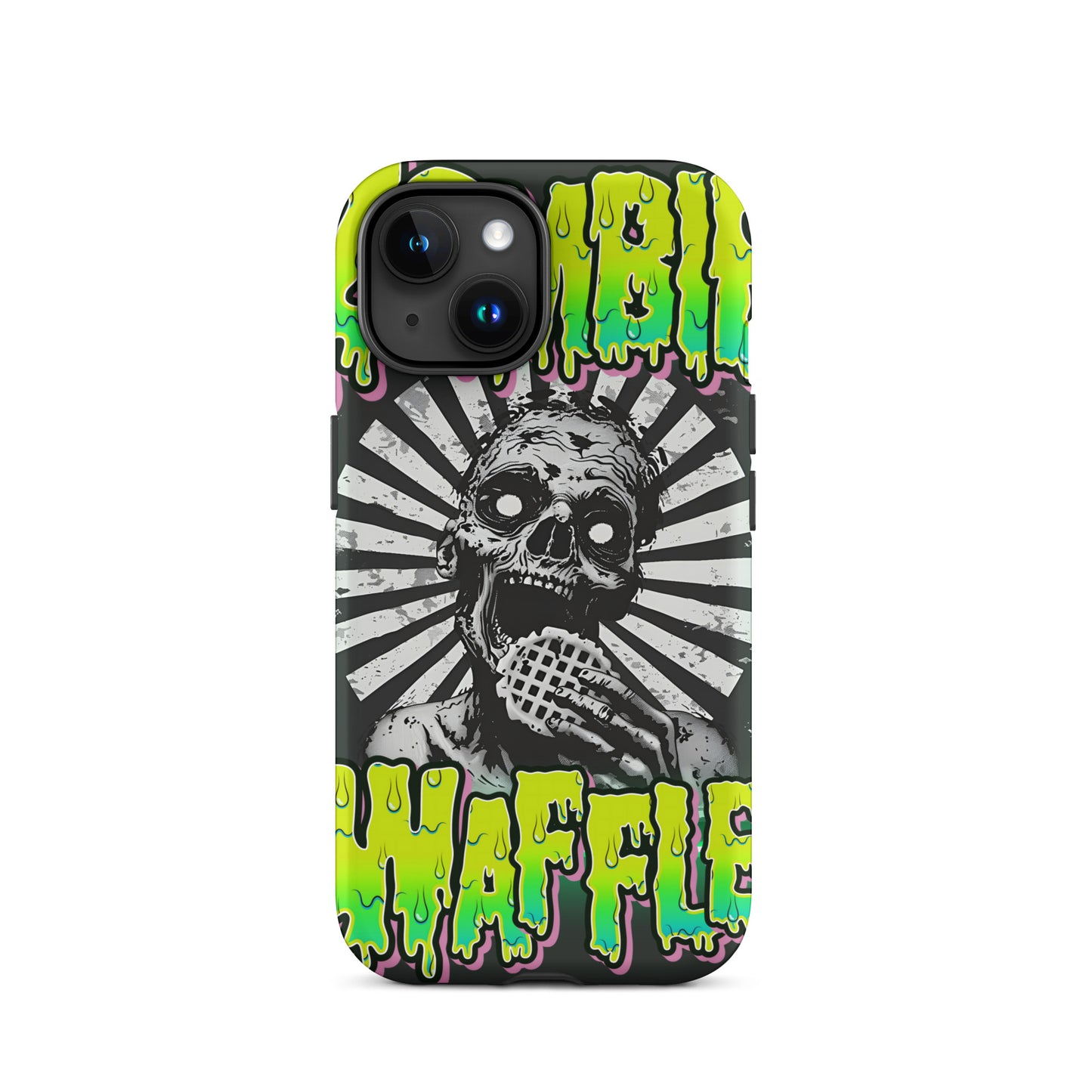 Zombie Eating a Waffle Tough Case for iPhone®