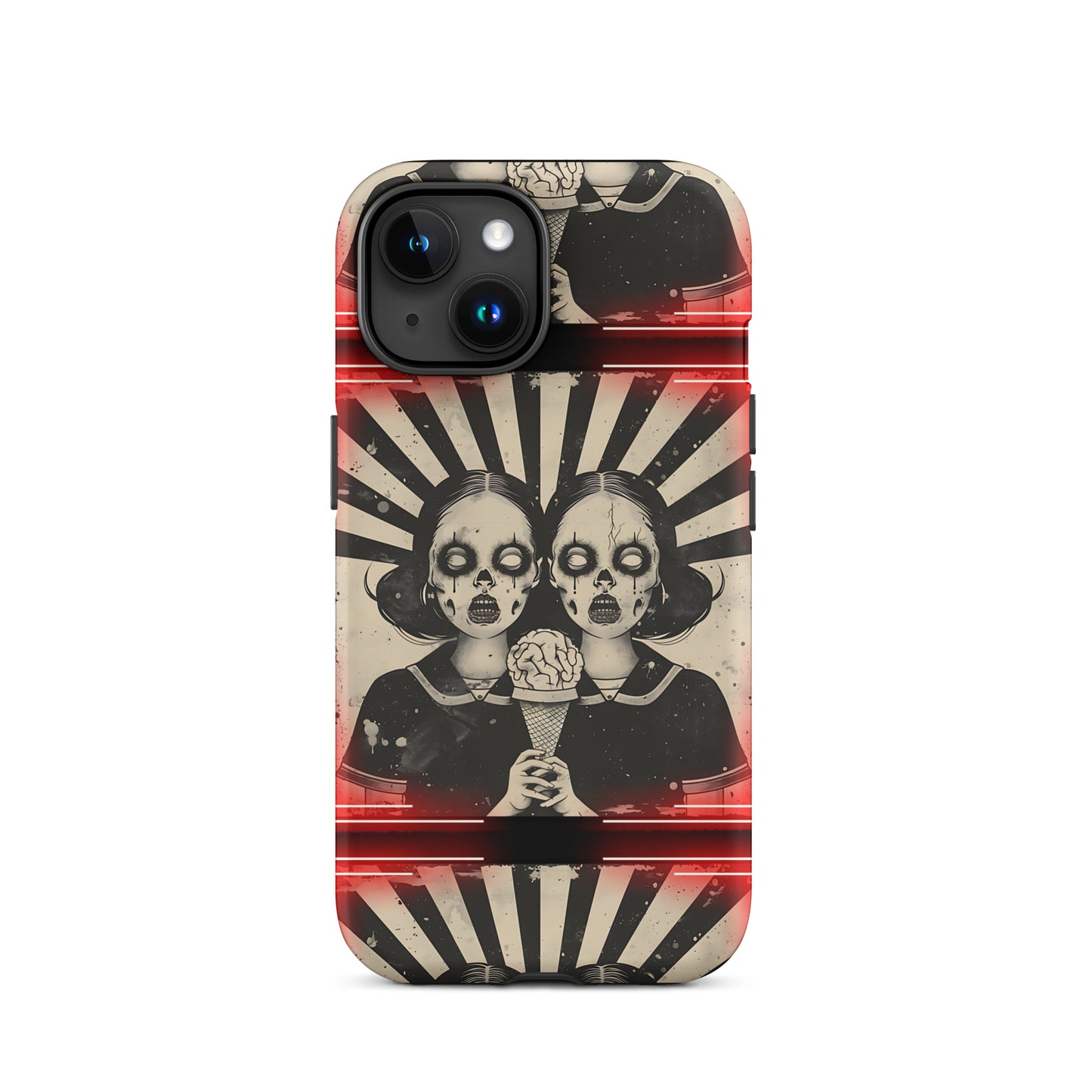 Zombie Twins Tiles Tough Case for iPhone®