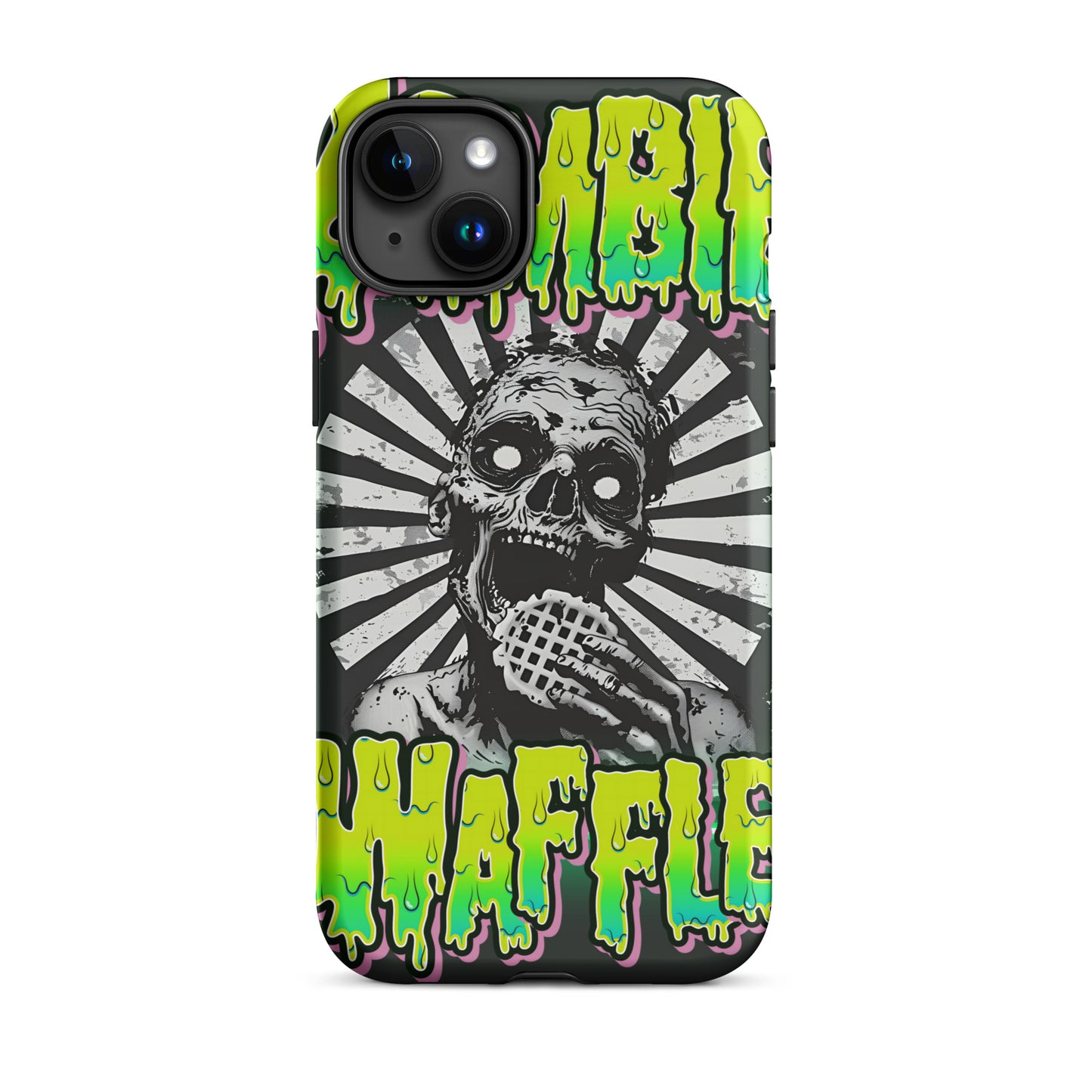 Zombie Eating a Waffle Tough Case for iPhone®