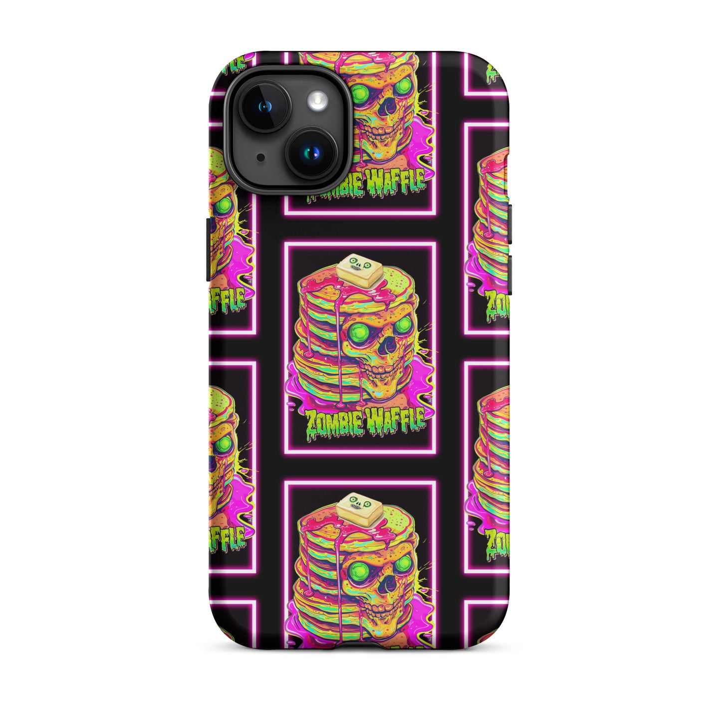 Neon Zombie Pancakes Tough Case for iPhone®