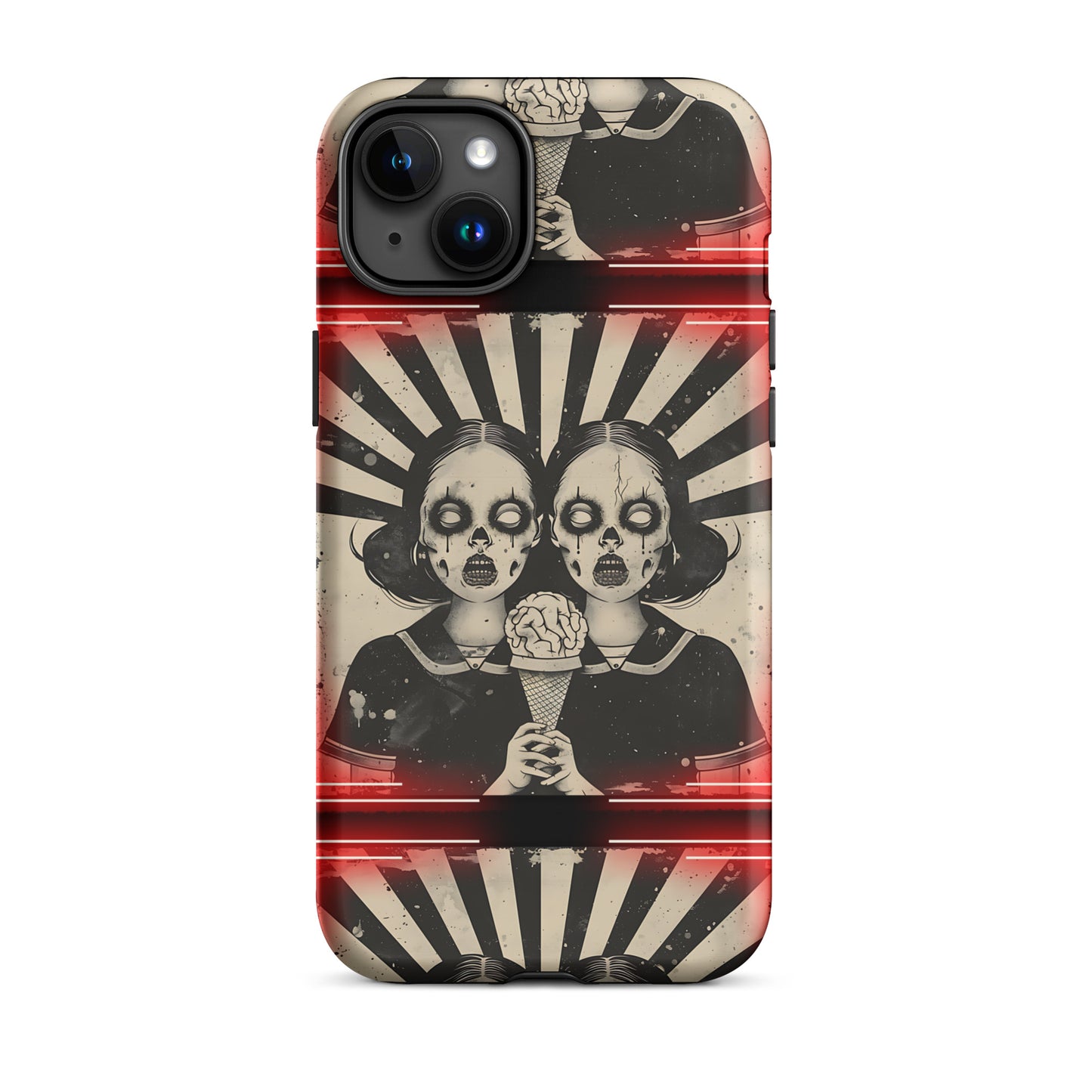 Zombie Twins Tiles Tough Case for iPhone®