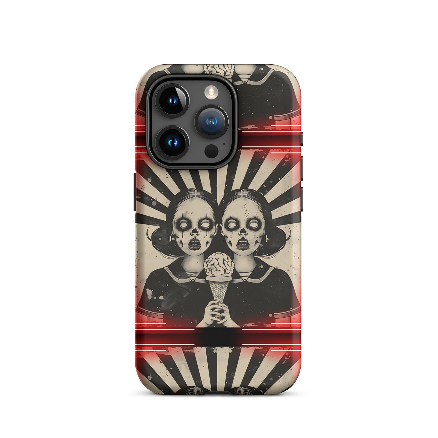 Zombie Twins Tiles Tough Case for iPhone®