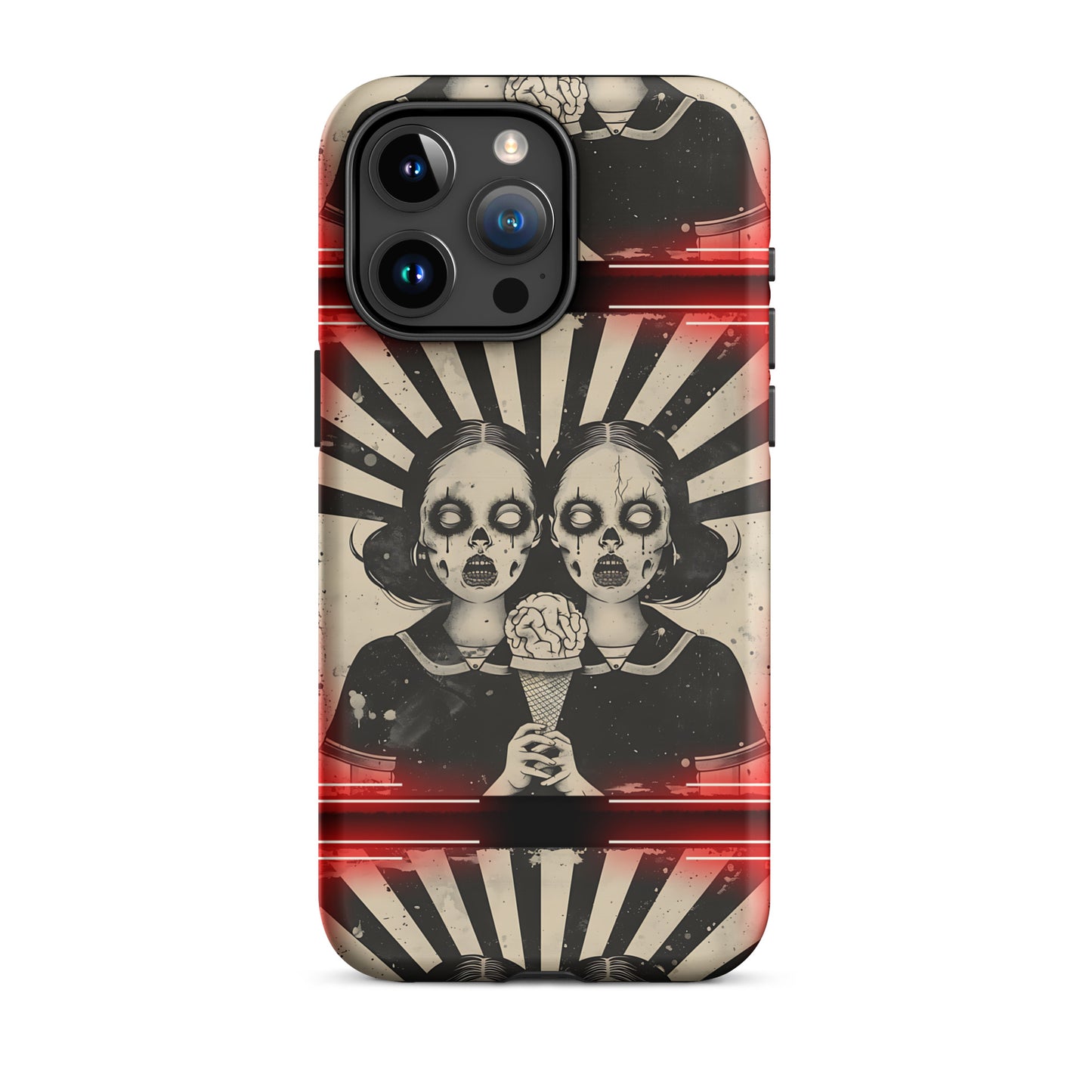 Zombie Twins Tiles Tough Case for iPhone®