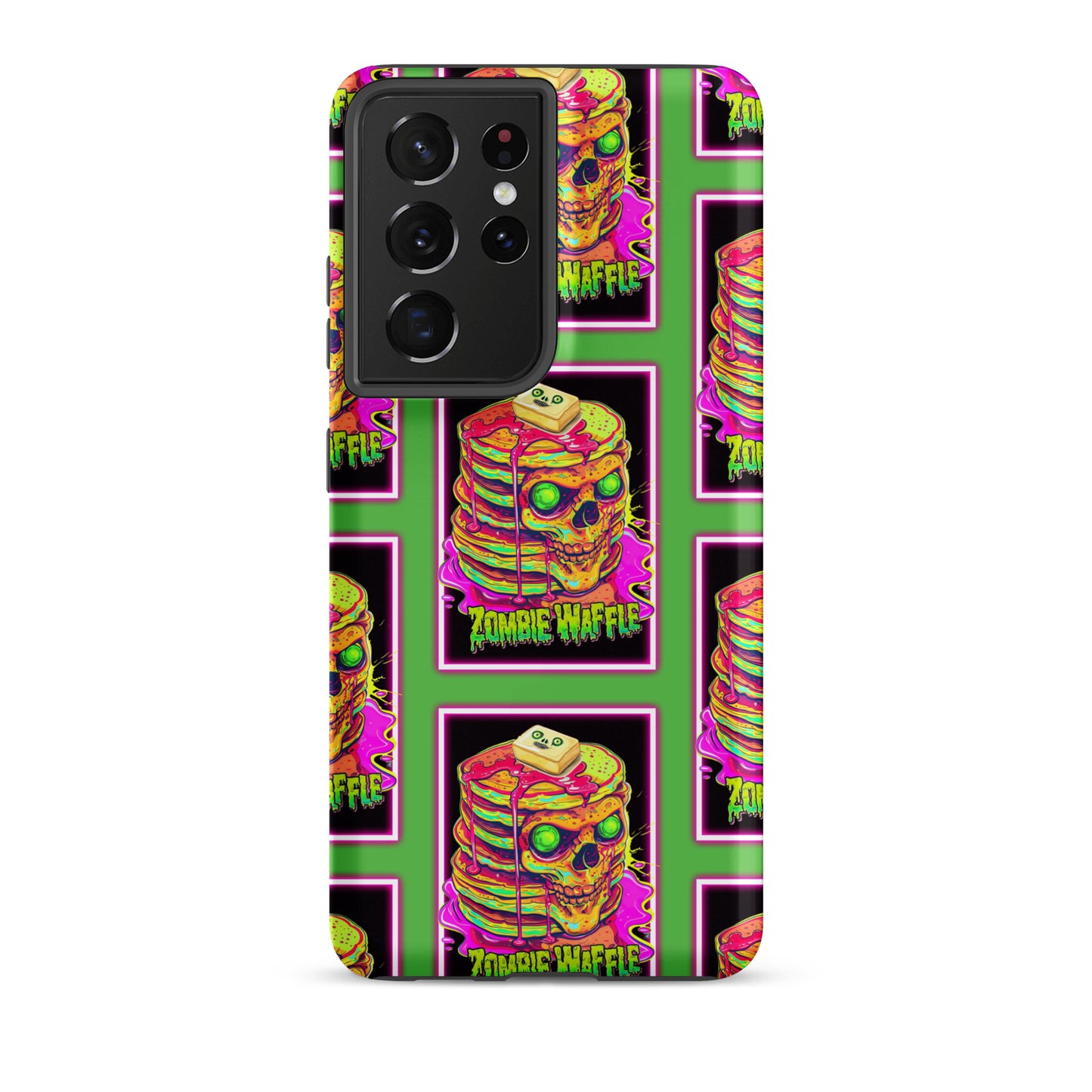 Neon Zombie Pancakes Tough Case for Samsung®