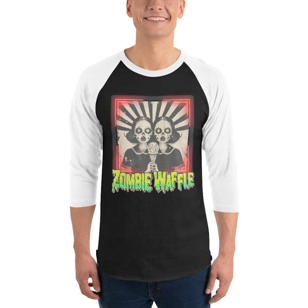 Zombie Twins Men's Baseball Tee