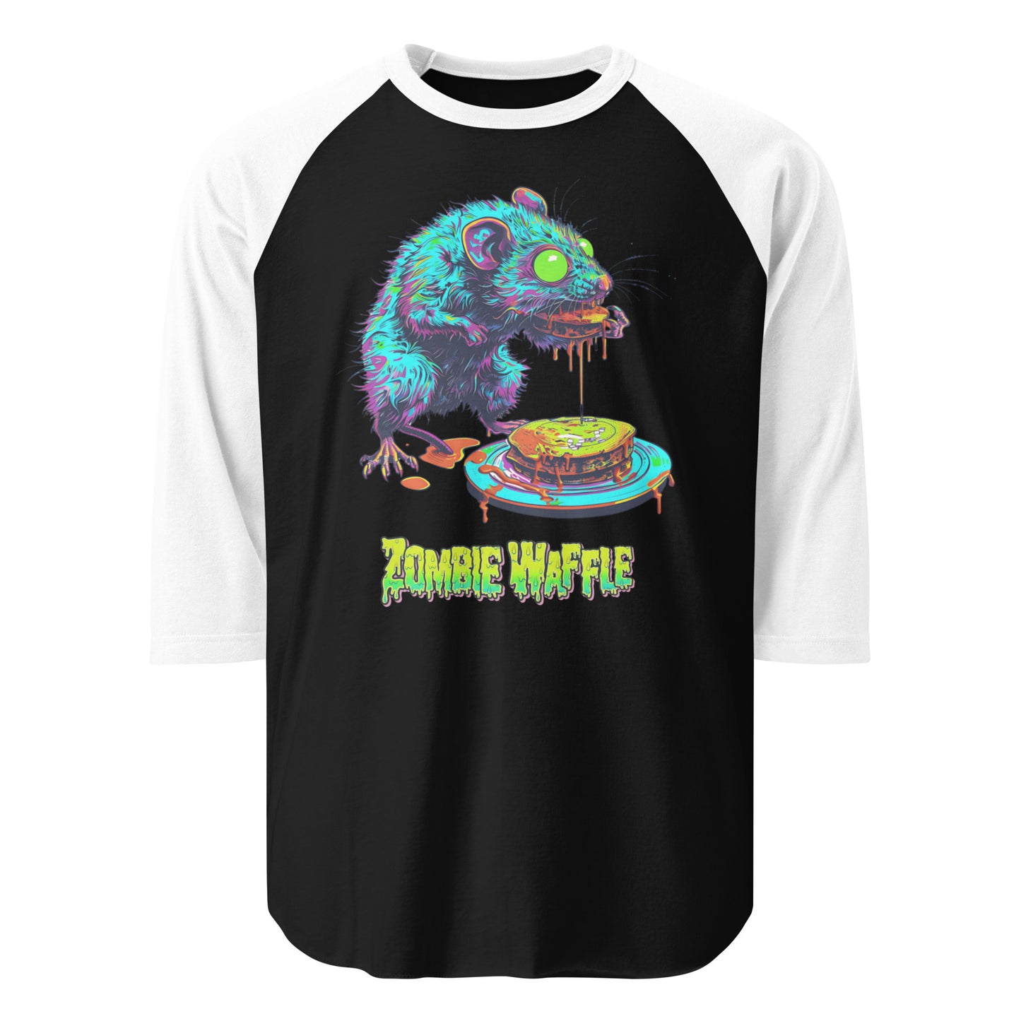 Zombie Rat Men's Baseball Tee