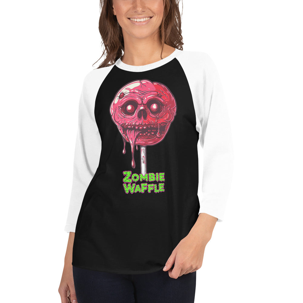 Zombie Lollipop Women's Baseball Tee