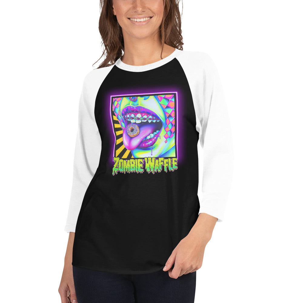 Donuts N Braces Women's Baseball Tee