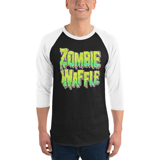 Zombie Waffle Logo Men's Baseball Tee