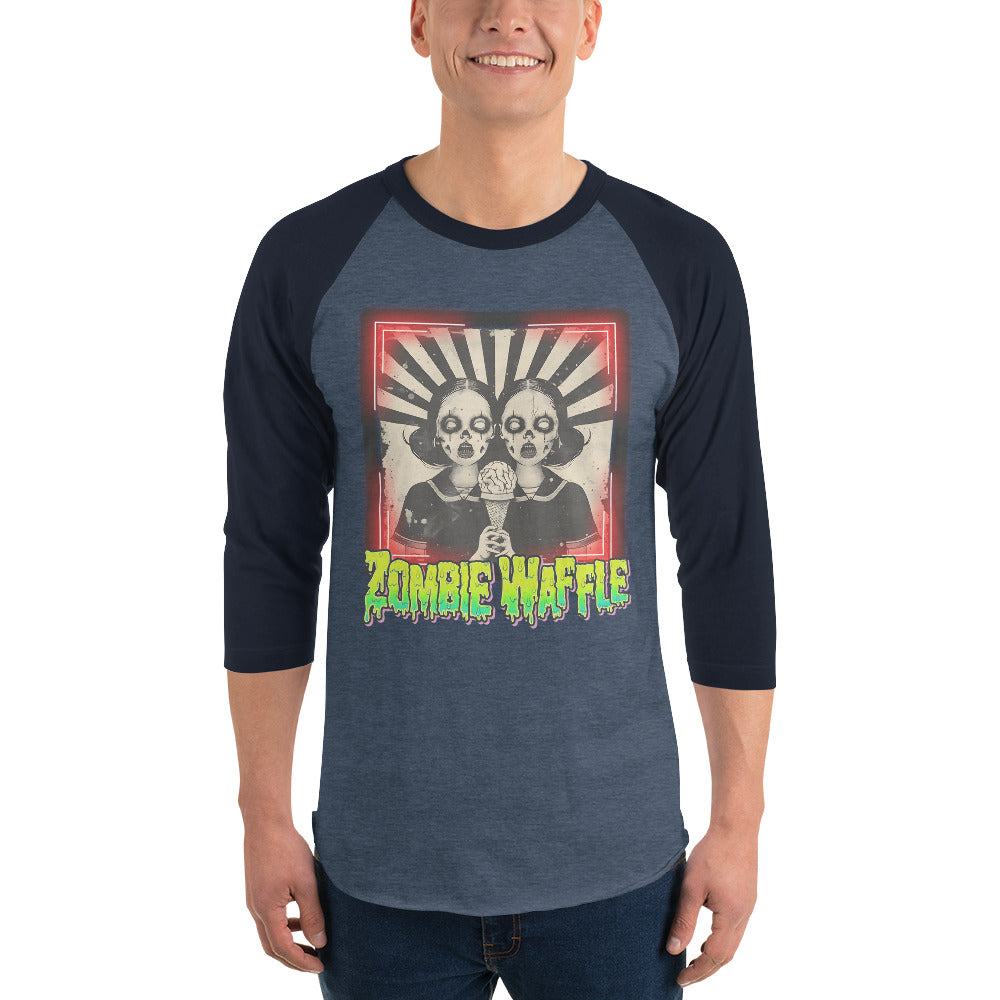 Zombie Twins Men's Baseball Tee