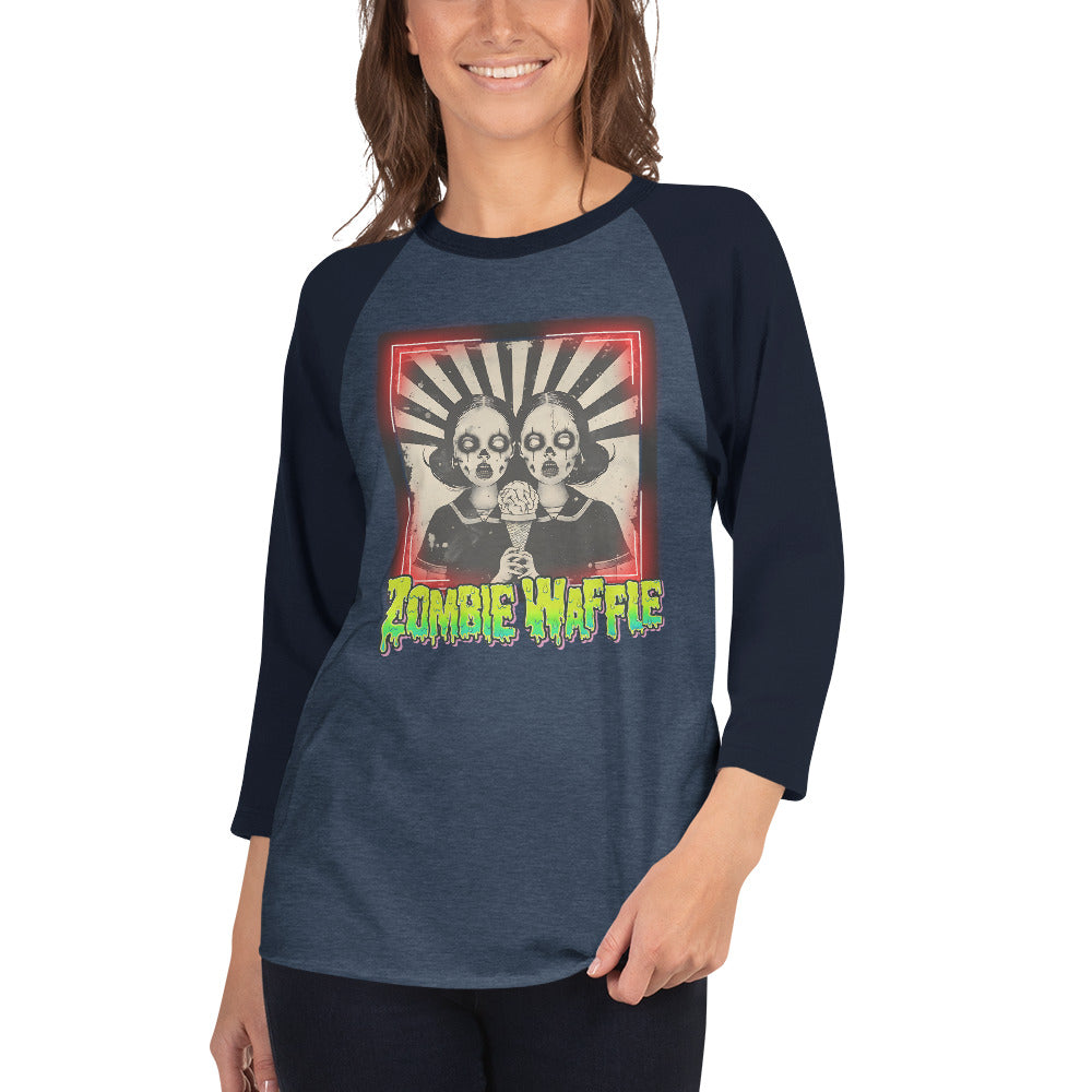 Zombie Twins Women's Baseball Tee