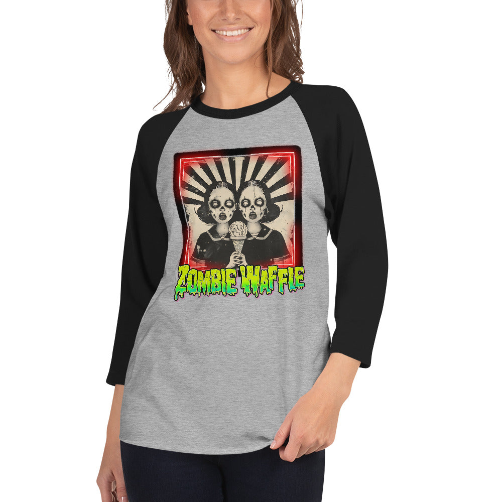 Zombie Twins Women's Baseball Tee