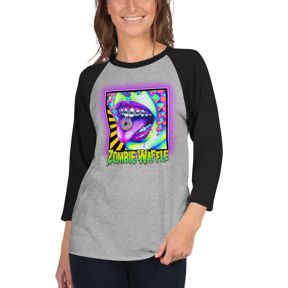 Donuts N Braces Women's Baseball Tee