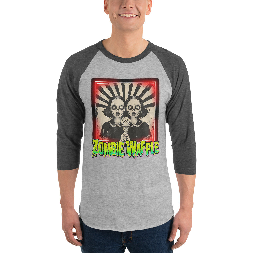 Zombie Twins Men's Baseball Tee