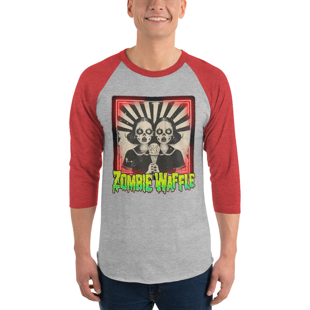 Zombie Twins Men's Baseball Tee