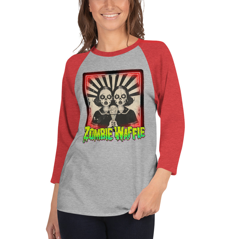 Zombie Twins Women's Baseball Tee