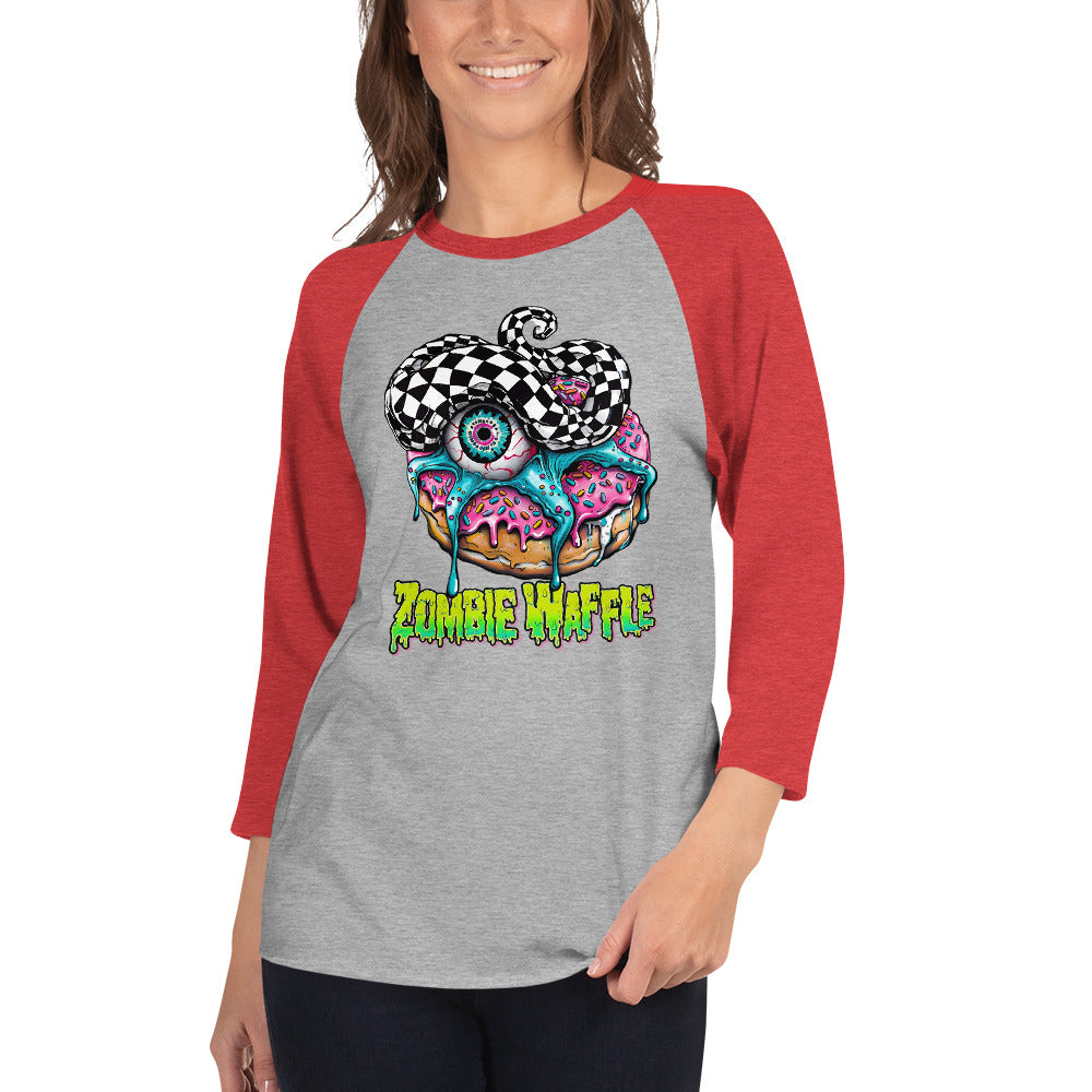 Zombie Donut Women's Baseball Tee