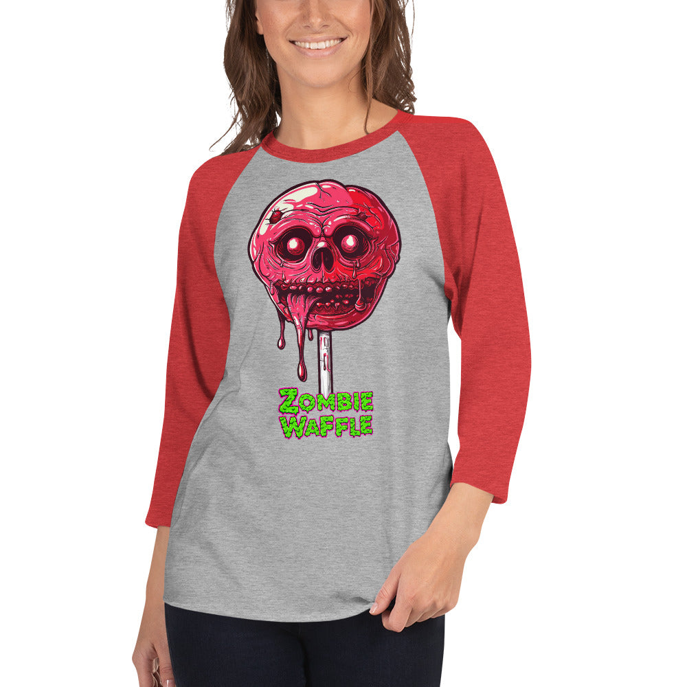 Zombie Lollipop Women's Baseball Tee