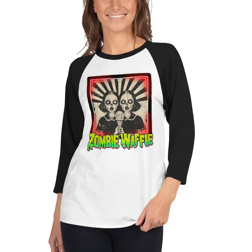 Zombie Twins Women's Baseball Tee