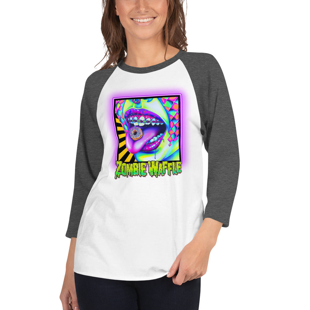 Donuts N Braces Women's Baseball Tee