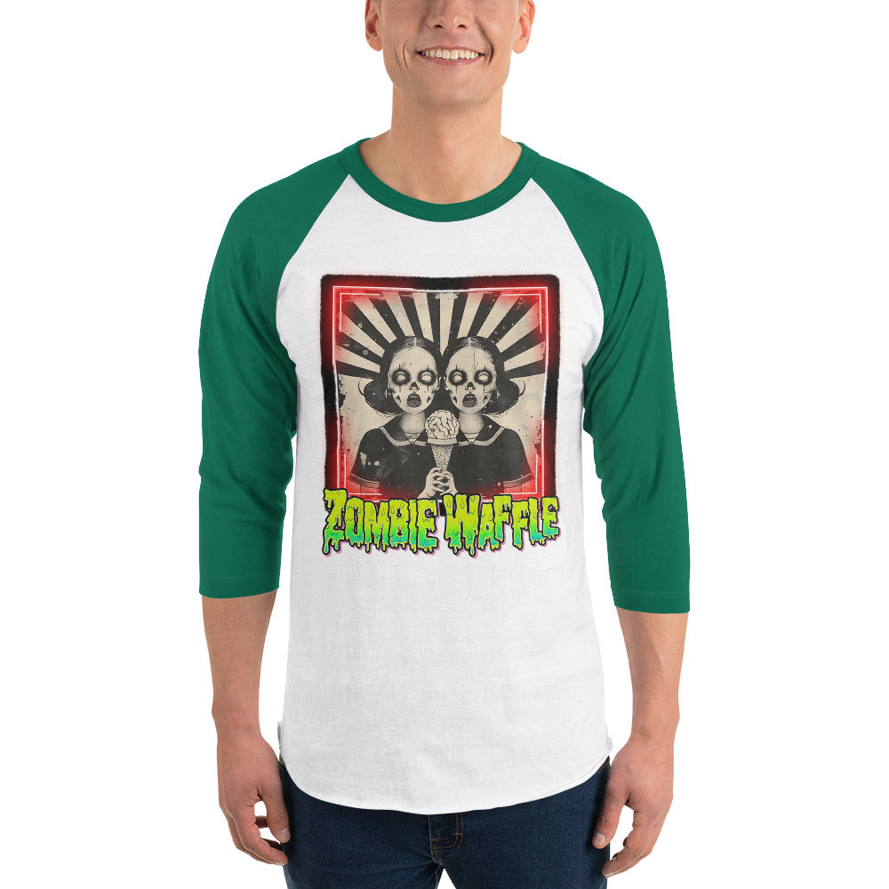 Zombie Twins Men's Baseball Tee