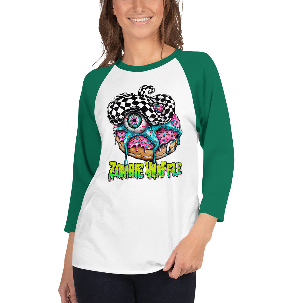 Zombie Donut Women's Baseball Tee