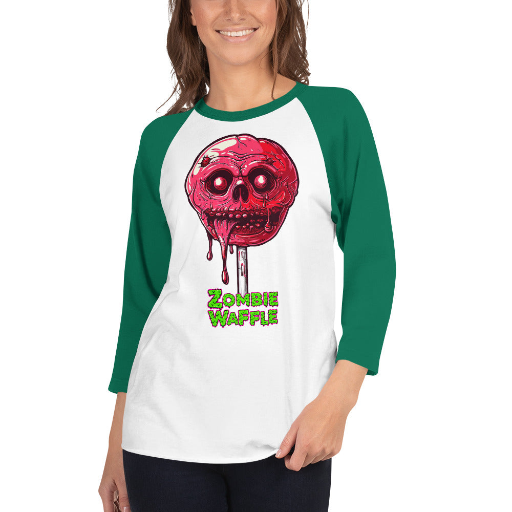 Zombie Lollipop Women's Baseball Tee