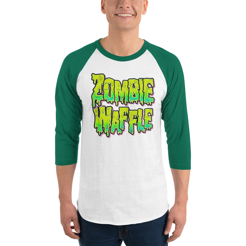 Zombie Waffle Logo Men's Baseball Tee