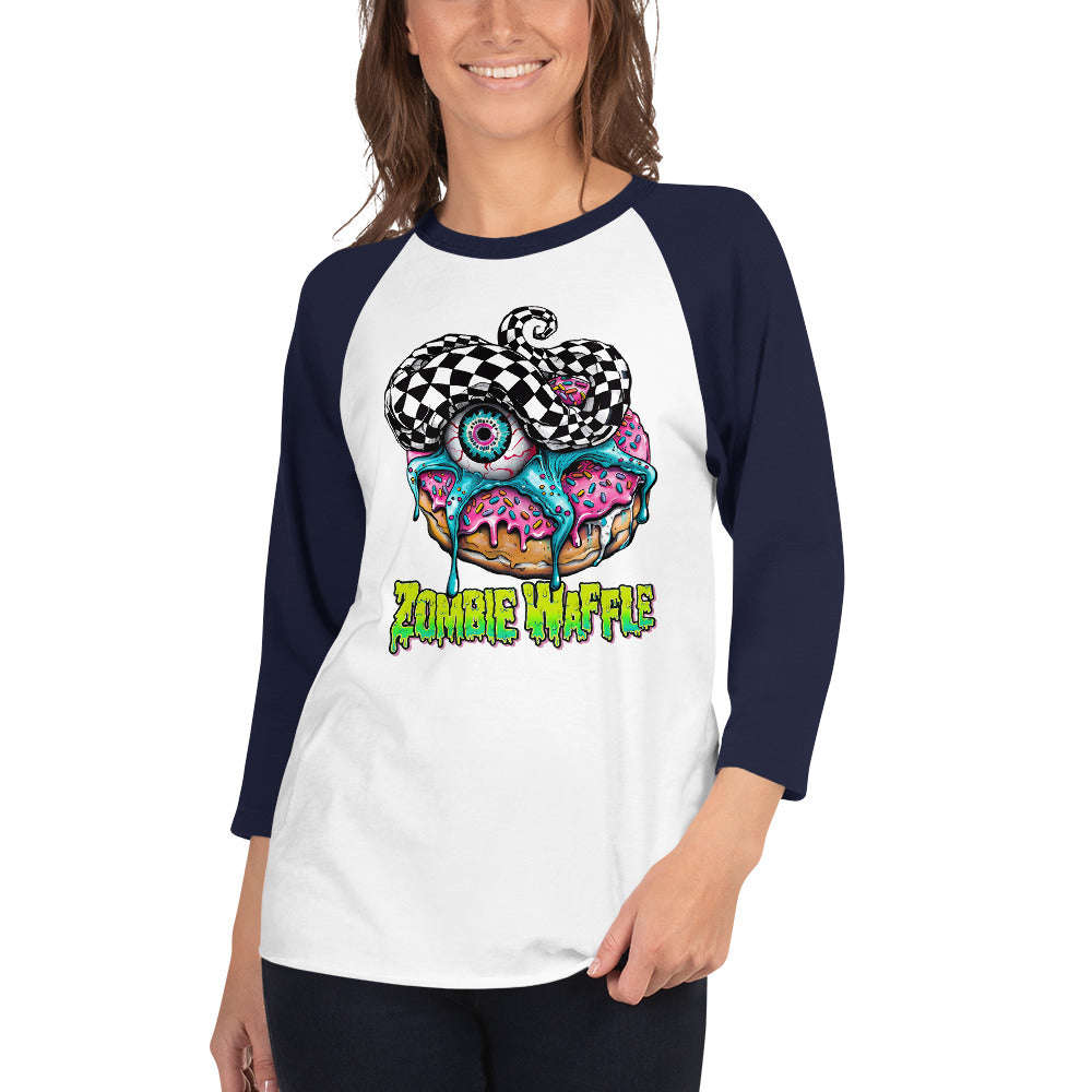 Zombie Donut Women's Baseball Tee