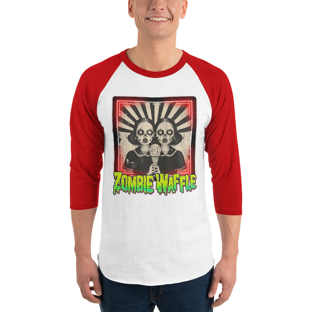 Zombie Twins Men's Baseball Tee