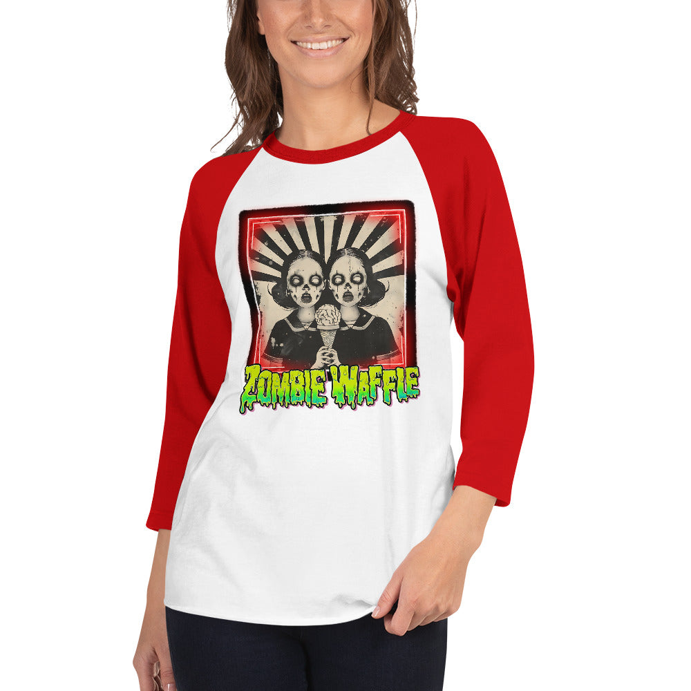 Zombie Twins Women's Baseball Tee