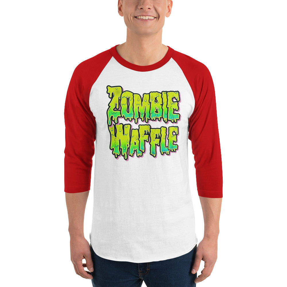 Zombie Waffle Logo Men's Baseball Tee