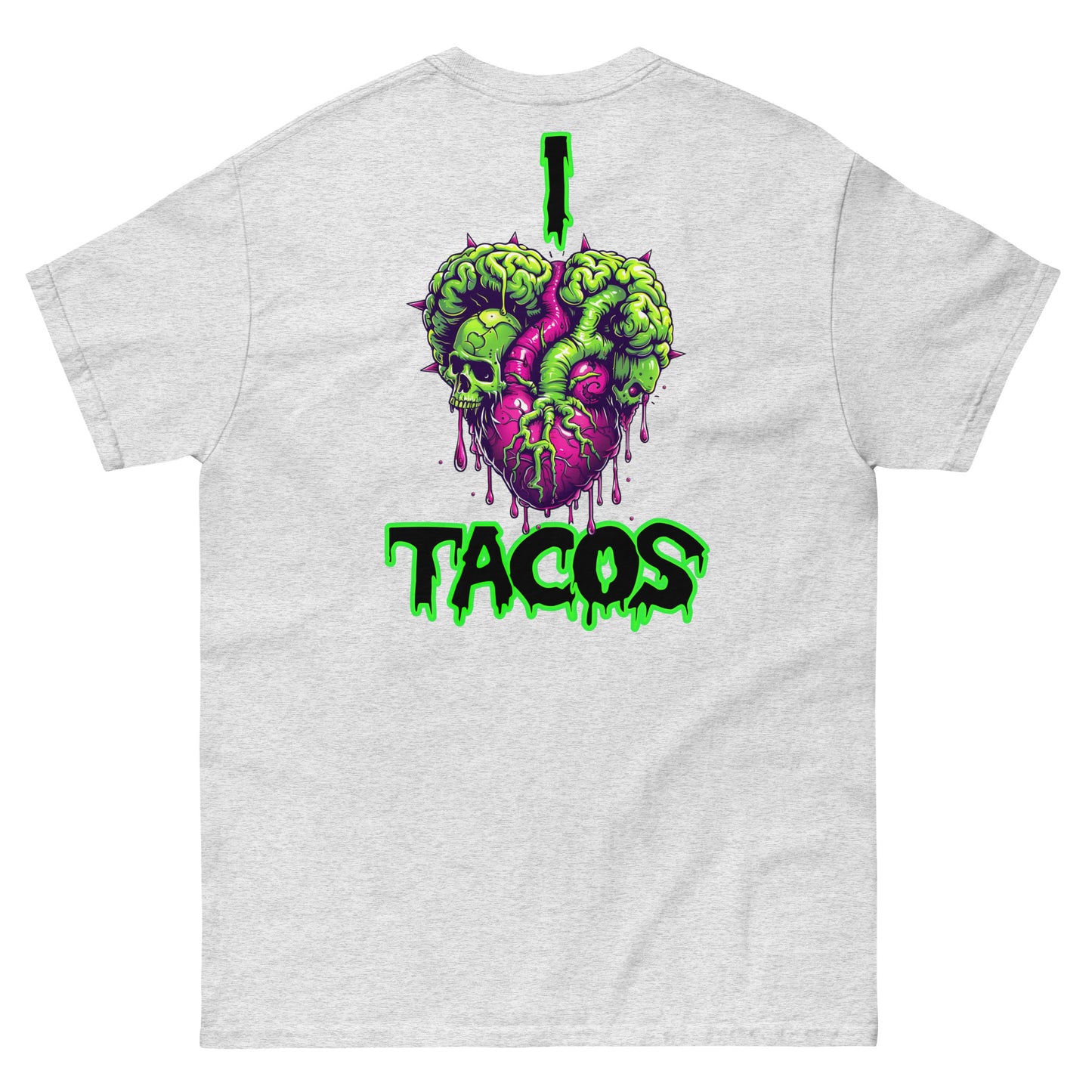 I Heart Tacos Men's Loose Fit Tee (Back Print)