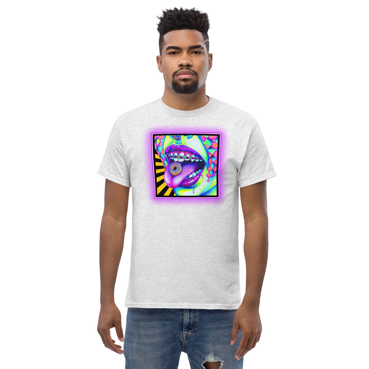 Donuts N Braces II Men's Loose Fit Tee