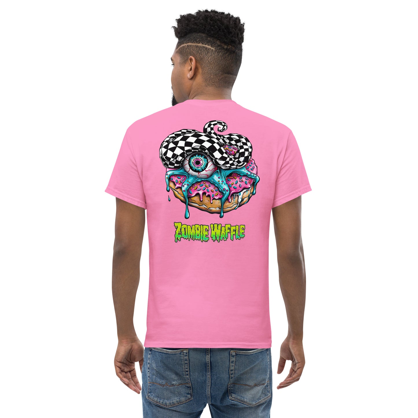 Zombie Donut II Men's Loose Fit Tee (Back Print)