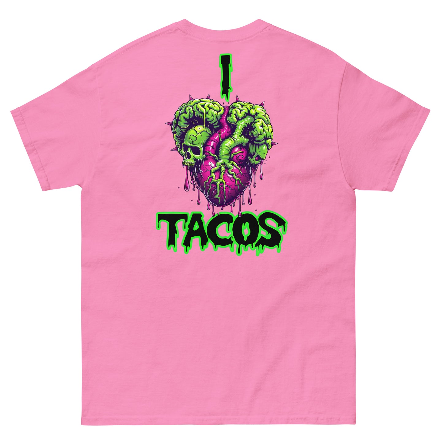 I Heart Tacos Men's Loose Fit Tee (Back Print)