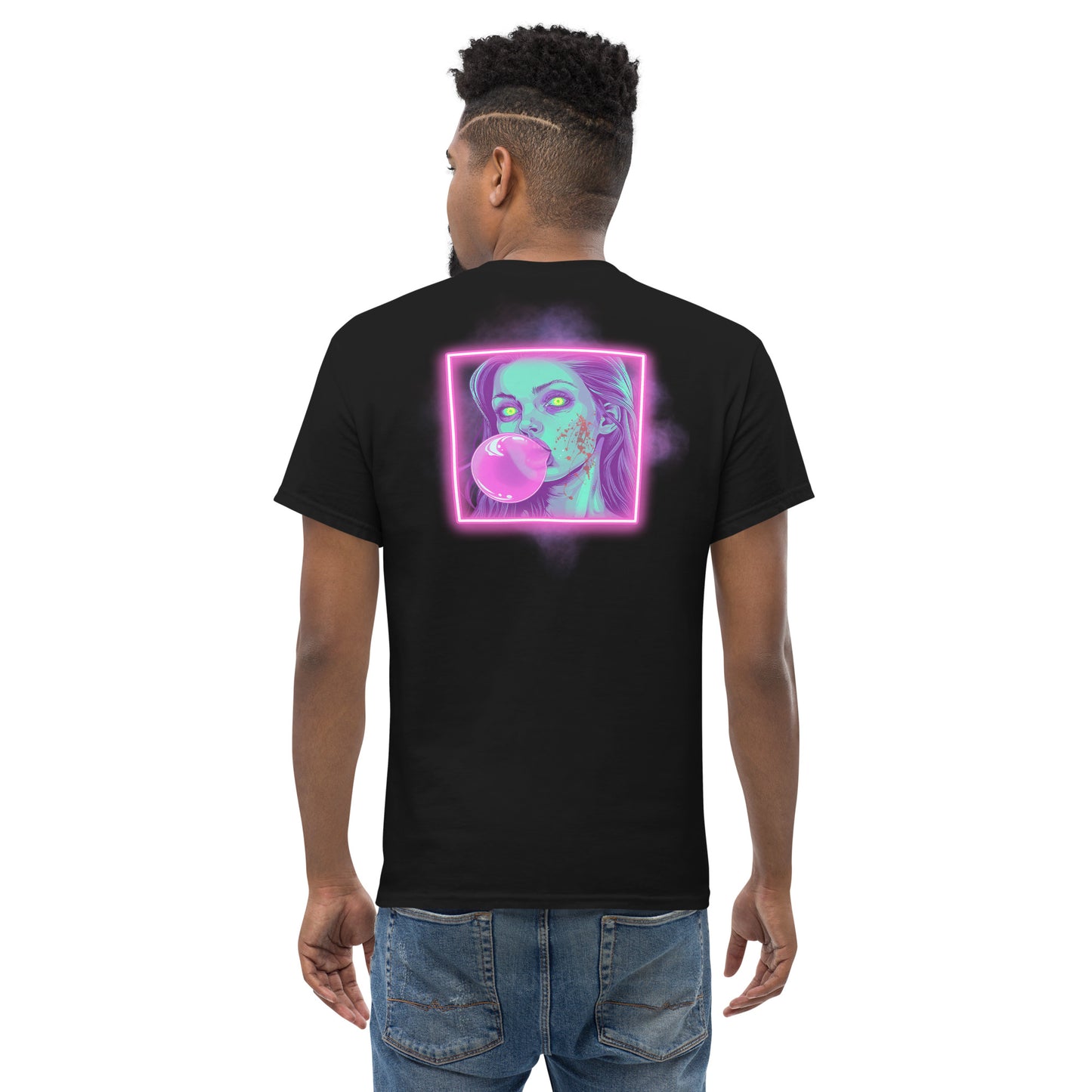 Bubblegum Men's Loose Fit Tee (Back Print)