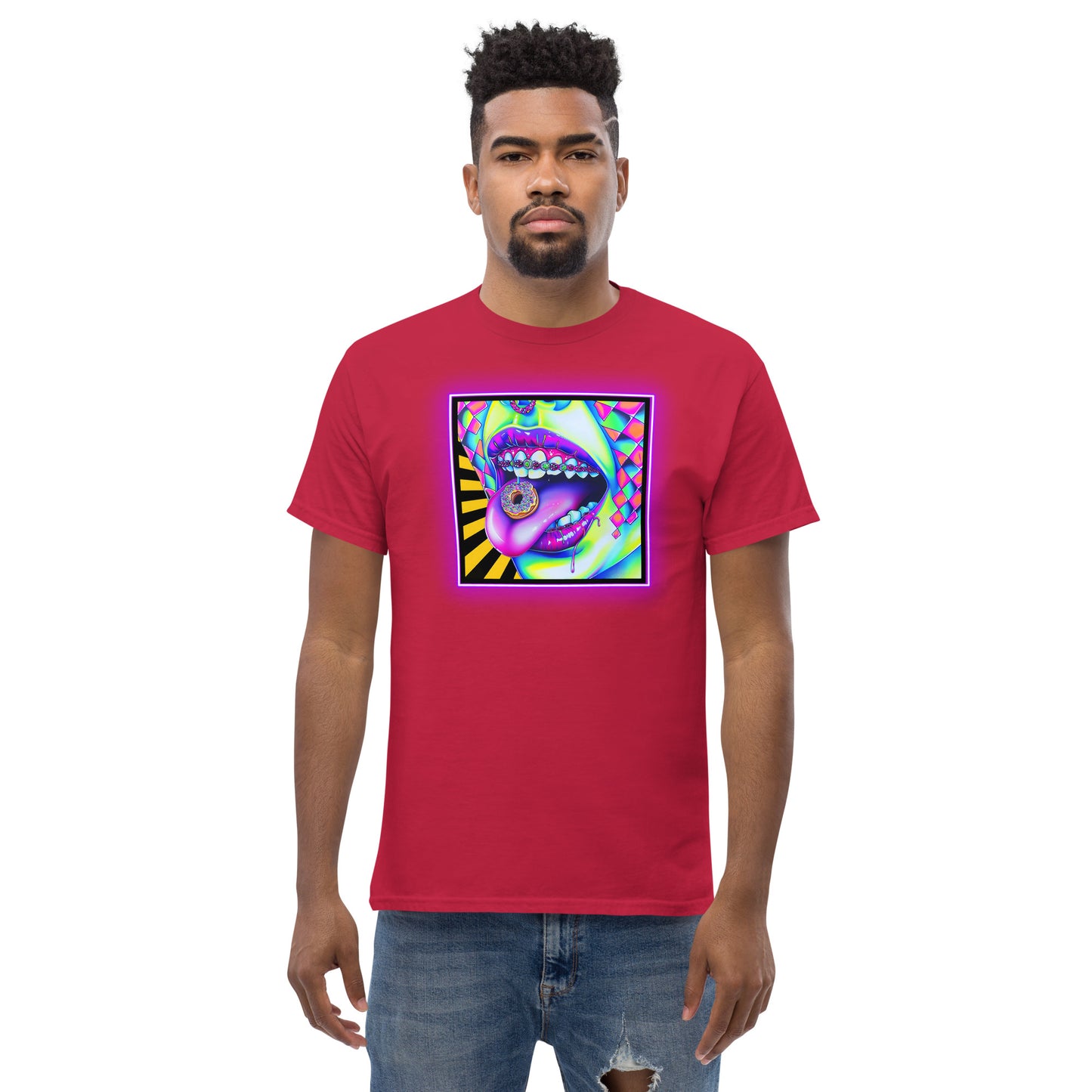 Donuts N Braces II Men's Loose Fit Tee