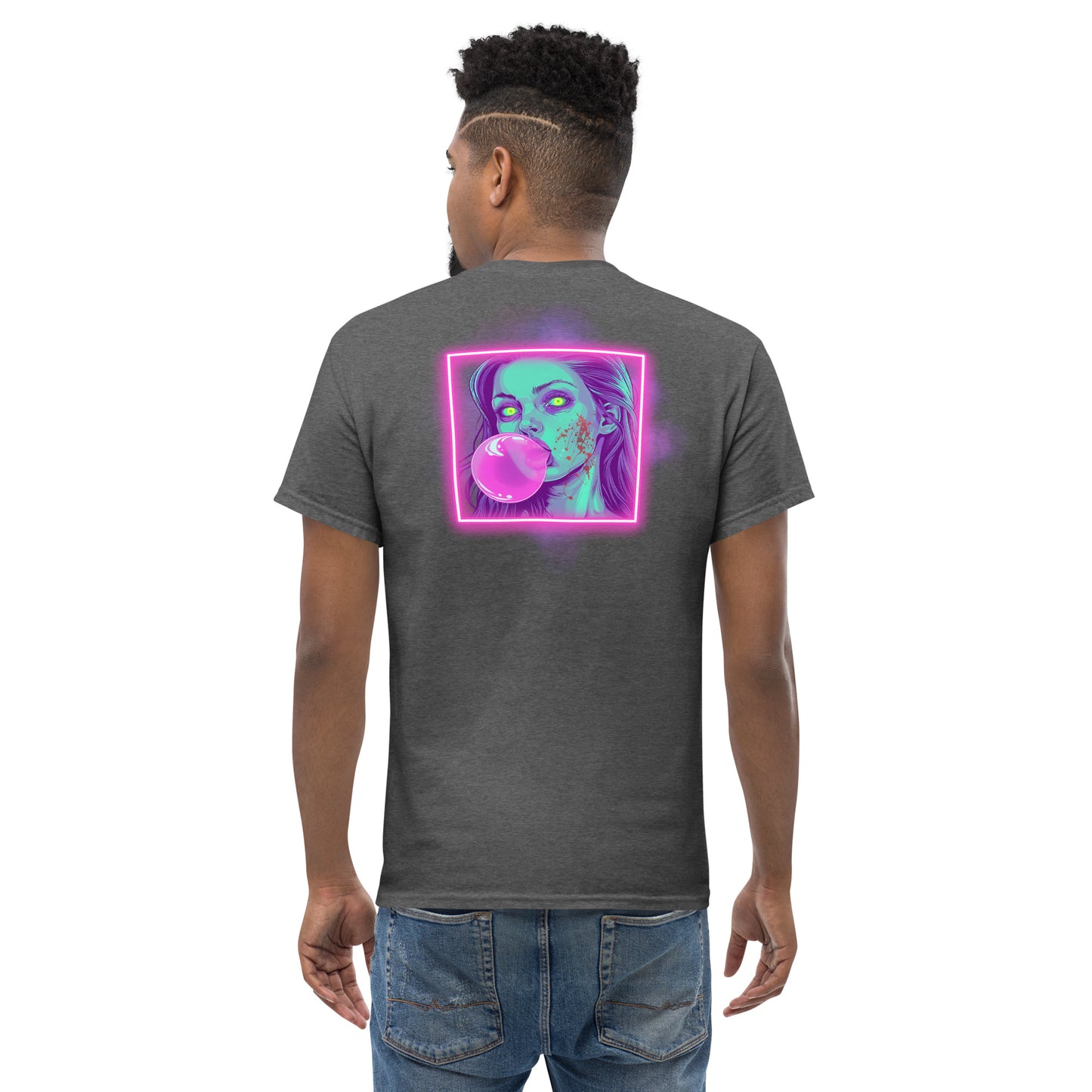 Bubblegum Men's Loose Fit Tee (Back Print)