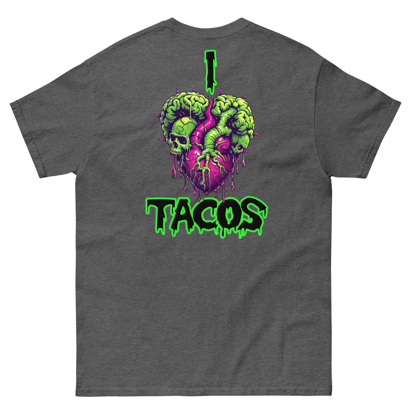 I Heart Tacos Men's Loose Fit Tee (Back Print)