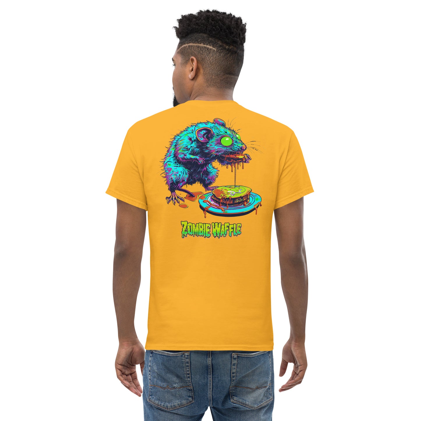 Zombie Rat Men's Loose Fit Tee (Back Print)