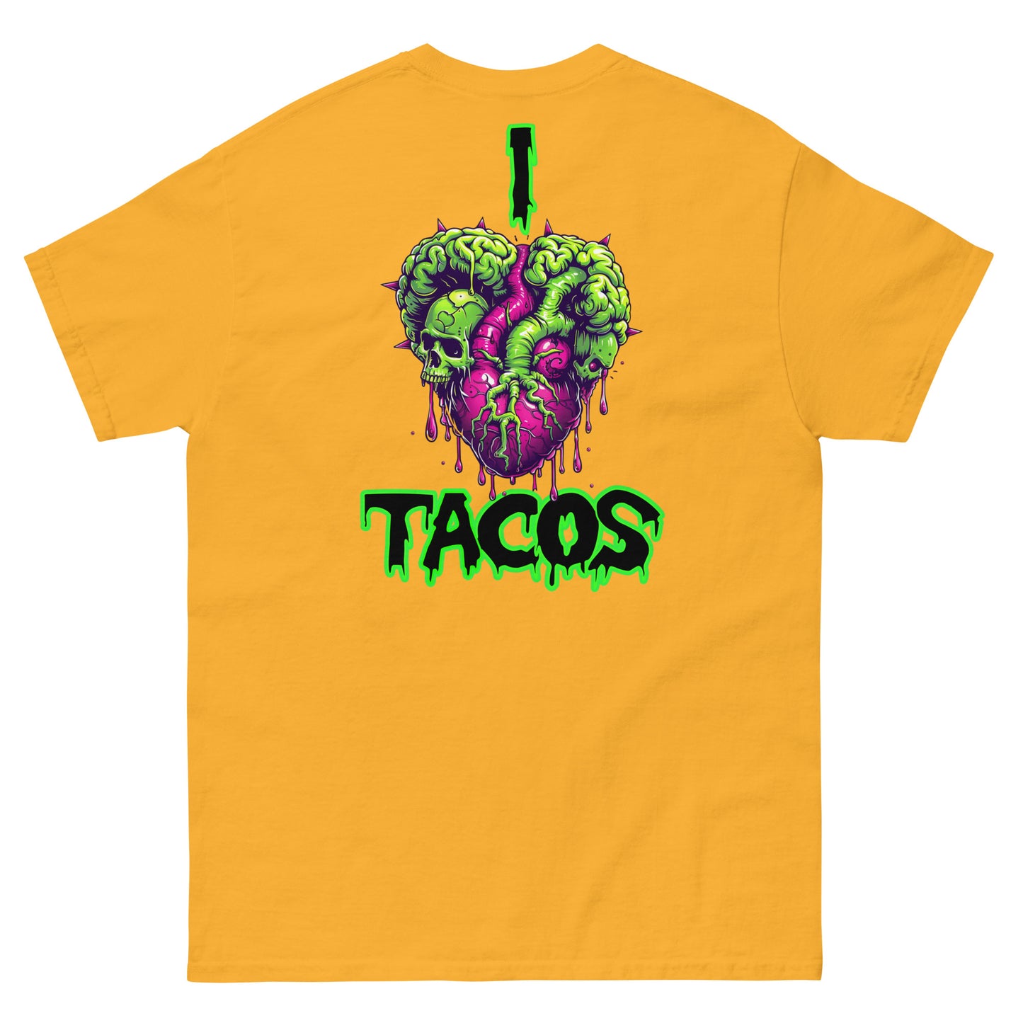 I Heart Tacos Men's Loose Fit Tee (Back Print)