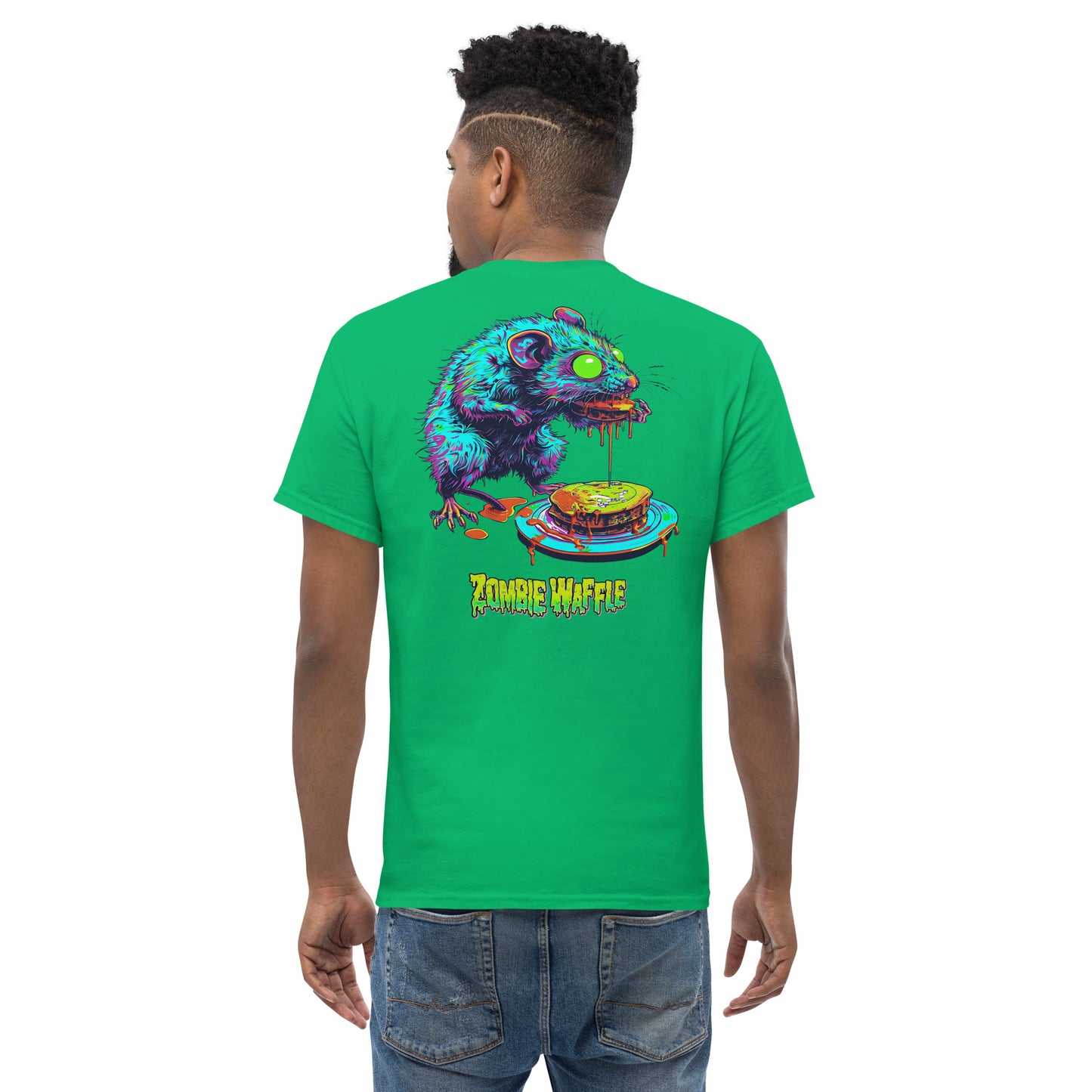 Zombie Rat Men's Loose Fit Tee (Back Print)