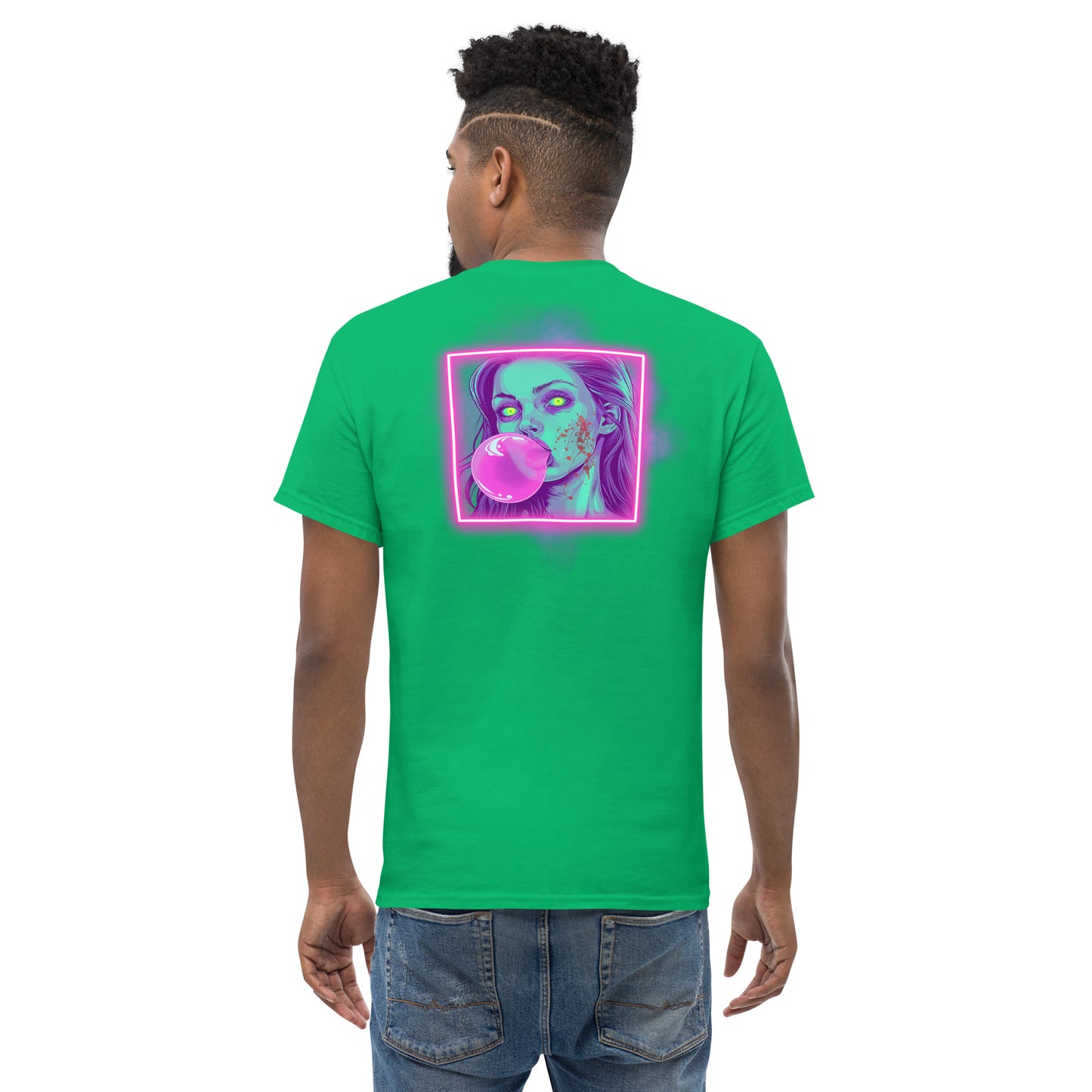 Bubblegum Men's Loose Fit Tee (Back Print)