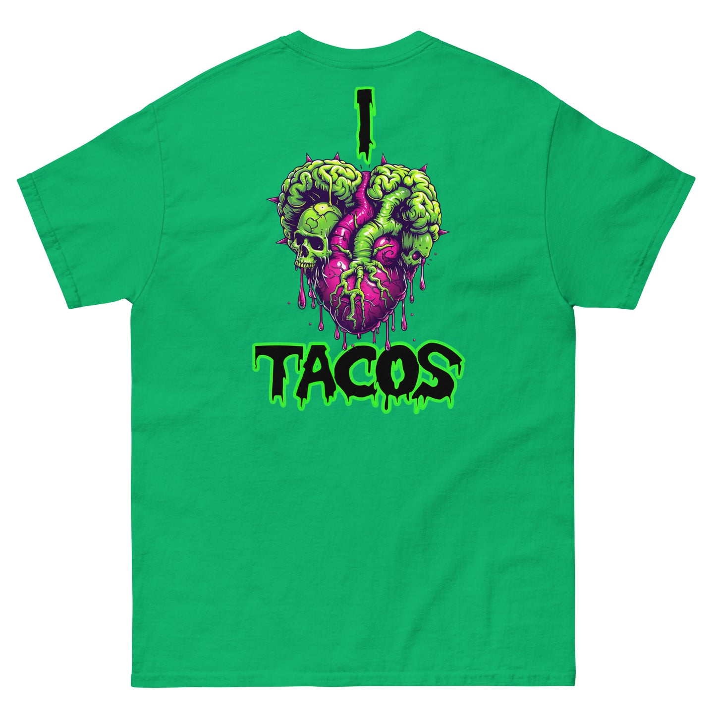 I Heart Tacos Men's Loose Fit Tee (Back Print)