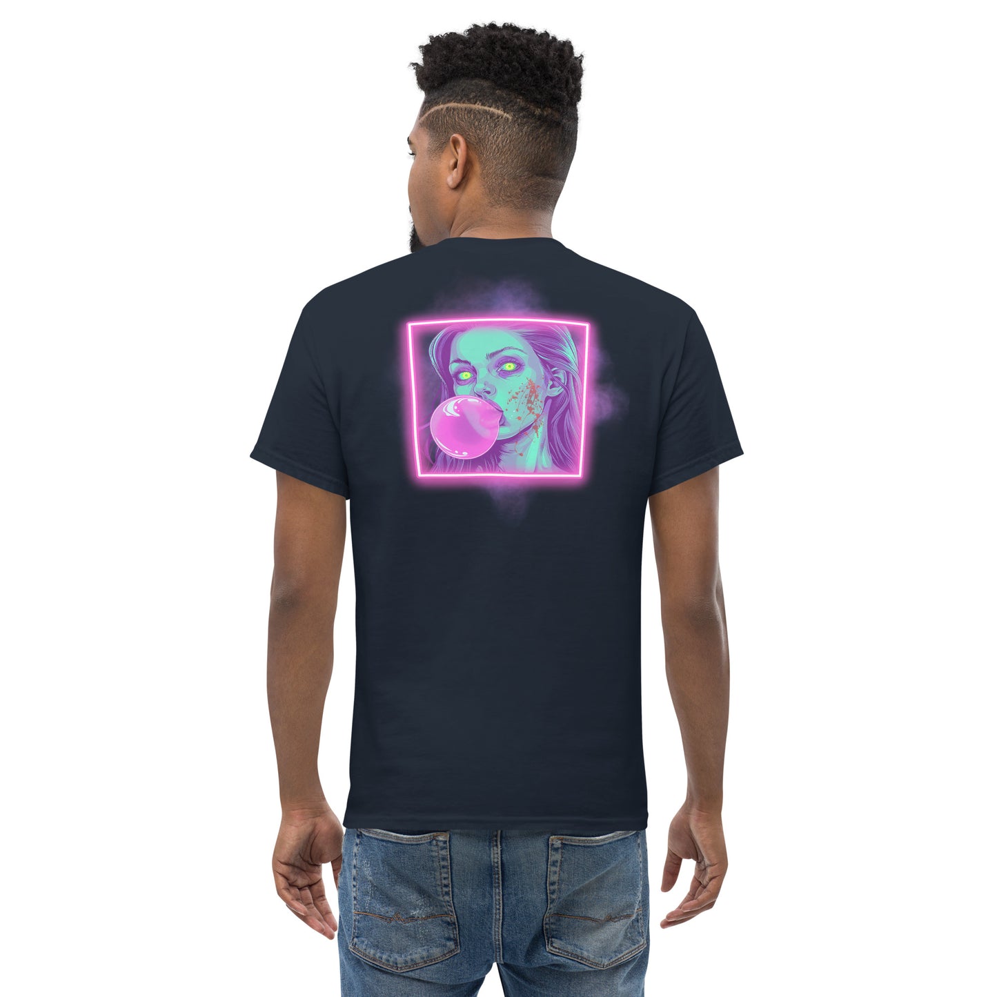 Bubblegum Men's Loose Fit Tee (Back Print)