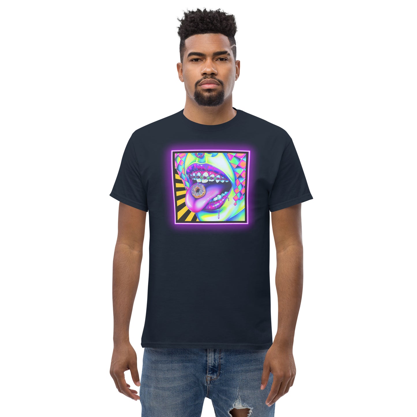 Donuts N Braces II Men's Loose Fit Tee