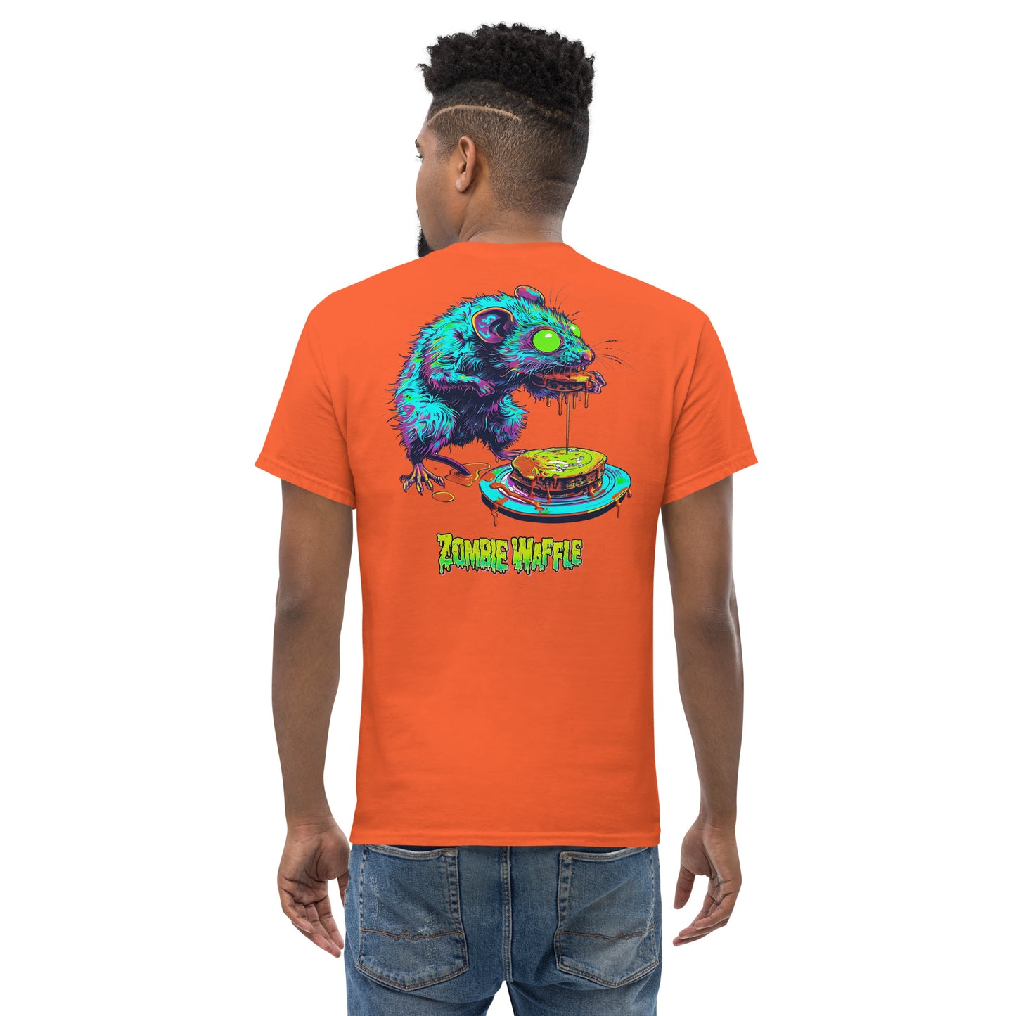 Zombie Rat Men's Loose Fit Tee (Back Print)