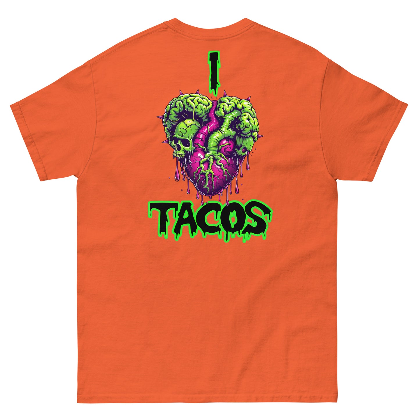 I Heart Tacos Men's Loose Fit Tee (Back Print)