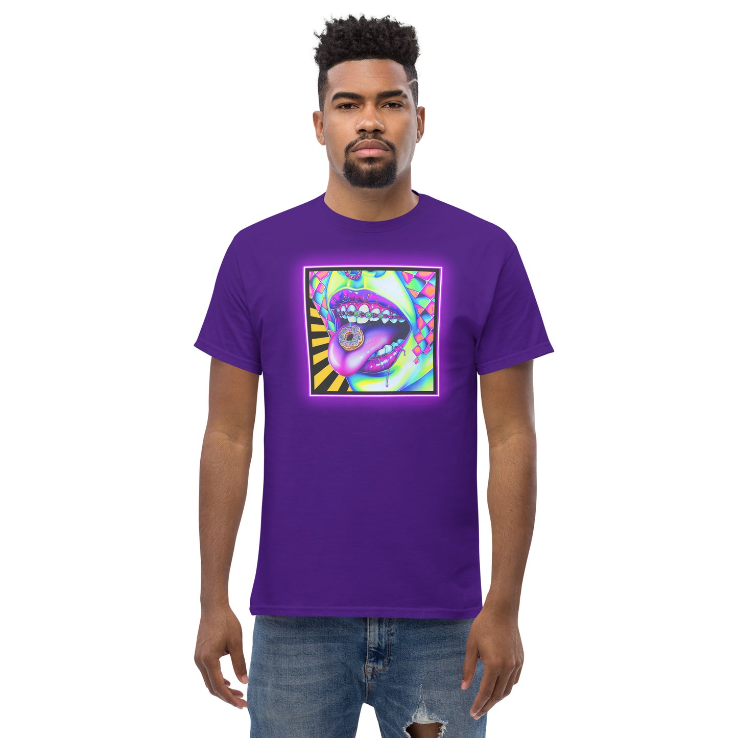 Donuts N Braces II Men's Loose Fit Tee